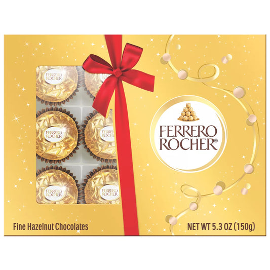 Ferrero Rocher Christmas Chocolate Gift Box - 5.3oz