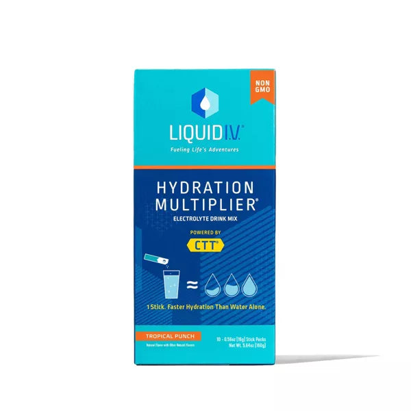 Liquid I.V. Hydration Vegan Multiplier Dietary Supplement - Tropical Punch - 0.56oz/10ct