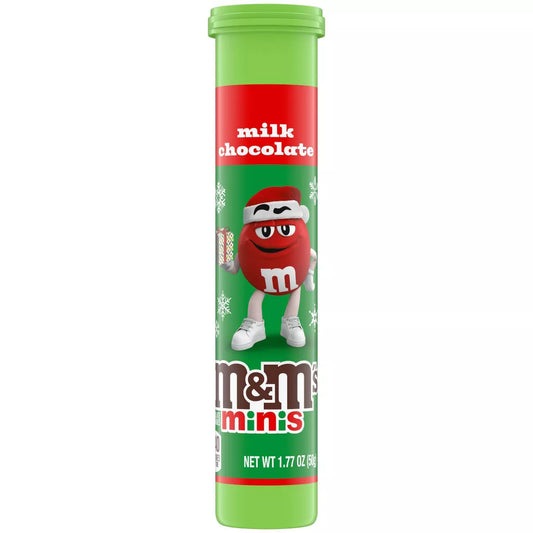 M&M's Christmas Minis MegaTube - 1.77oz