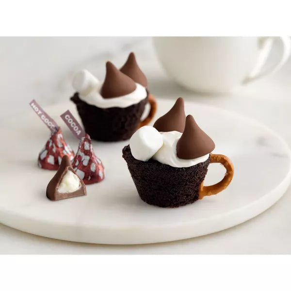 Hershey's Kisses Christmas Hot Cocoa Flavored Milk Chocolate Candy - 9oz