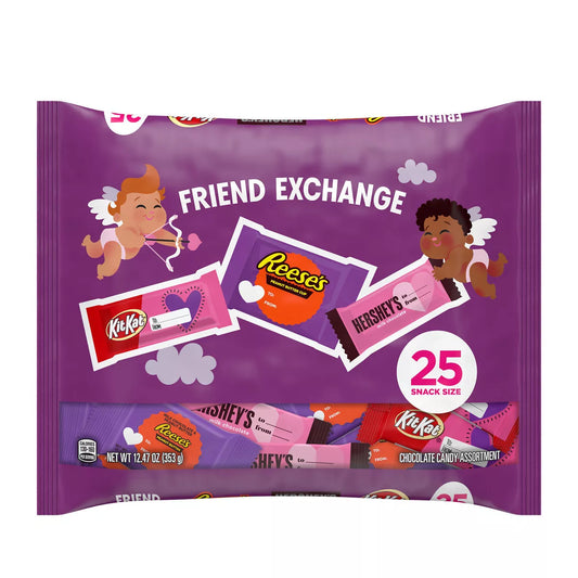Hershey's Kit Kat & Reese's Valentine's Exchange Variety Pack - 12.47oz/25ct