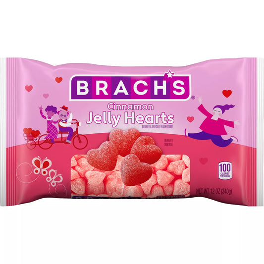 Brach's Valentine's Cinnamon Jelly Hearts - 12oz
