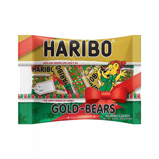 Haribo Goldbears Holiday Mini Gummy Bears - 9.5oz - Christmas Limited Ddition