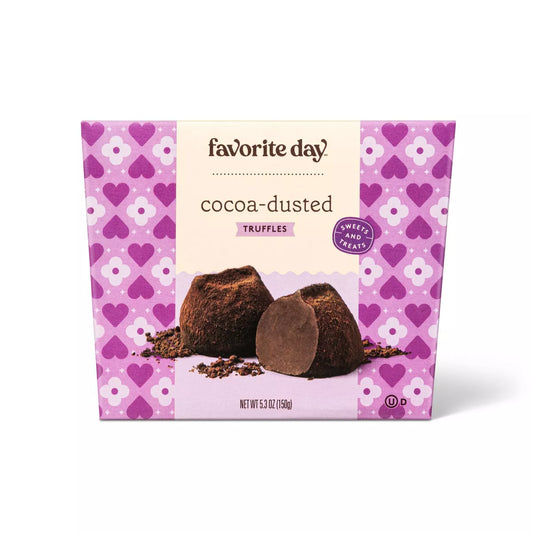 Valentine's Cocoa Dusted Truffles - 5.3oz - Favorite Day™