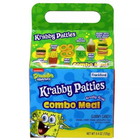 Krabby Patties Krusty Krab Combo Meal Gummy Candy - 4.4oz
