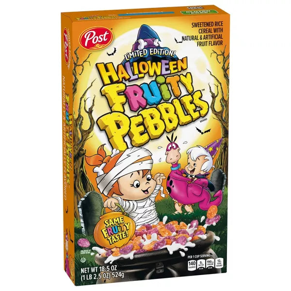 Post Halloween Fruity Pebbles Cereal - 18.5oz - Limited Edition