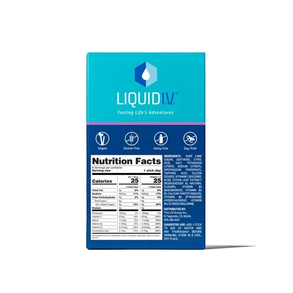 Liquid I.V. Hydration Multiplier Kids' Electrolyte Drink - Grape - 4.51oz/8ct