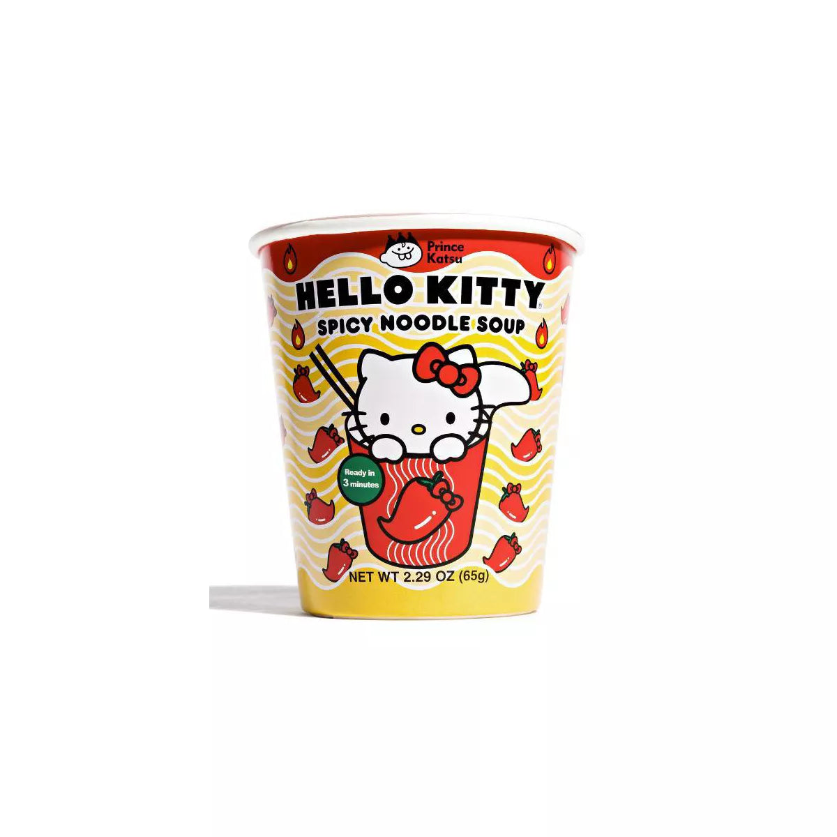 A-Sha Hello Kitty Spicy Cup Noodle Soup  - ULTRA RARE