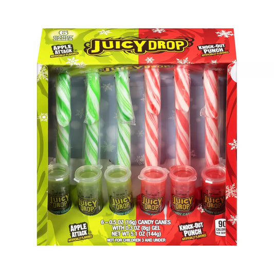 Juicy Drop Pop Candy Canes 5.1oz