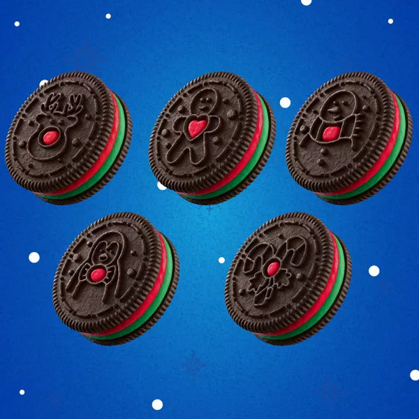 OREO Red and Green Festive Cookies Jumbo Bag - 45ct/22.95oz