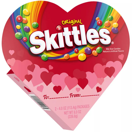 Skittles Valentine's Original Heart - 8oz