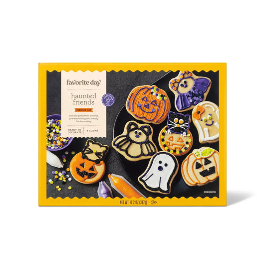 Halloween Haunted Friends Cookie Kit - 11.2oz/8ct - Favorite Day™