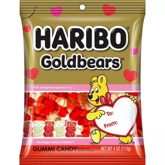 Haribo Valentine's Goldbears Gummi Candy - 4oz