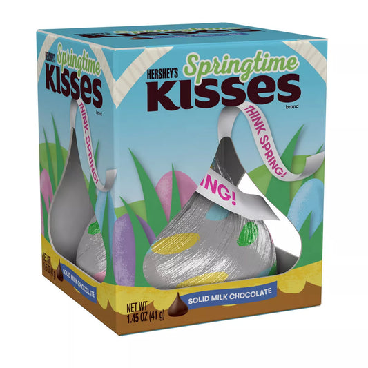 Hershey's Kisses Solid Milk Chocolate Easter Candy Gift Box - 1.45oz