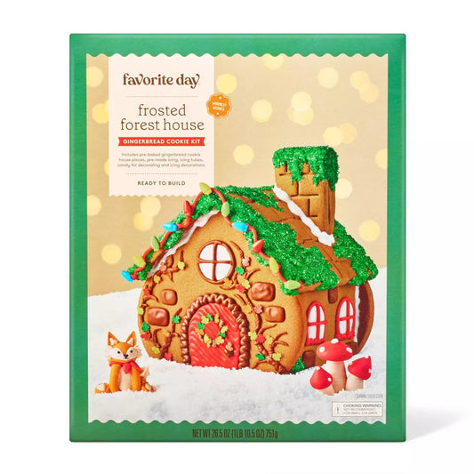 Christmas Woodland House Cookie Kit - 26.5oz - Favorite Day™