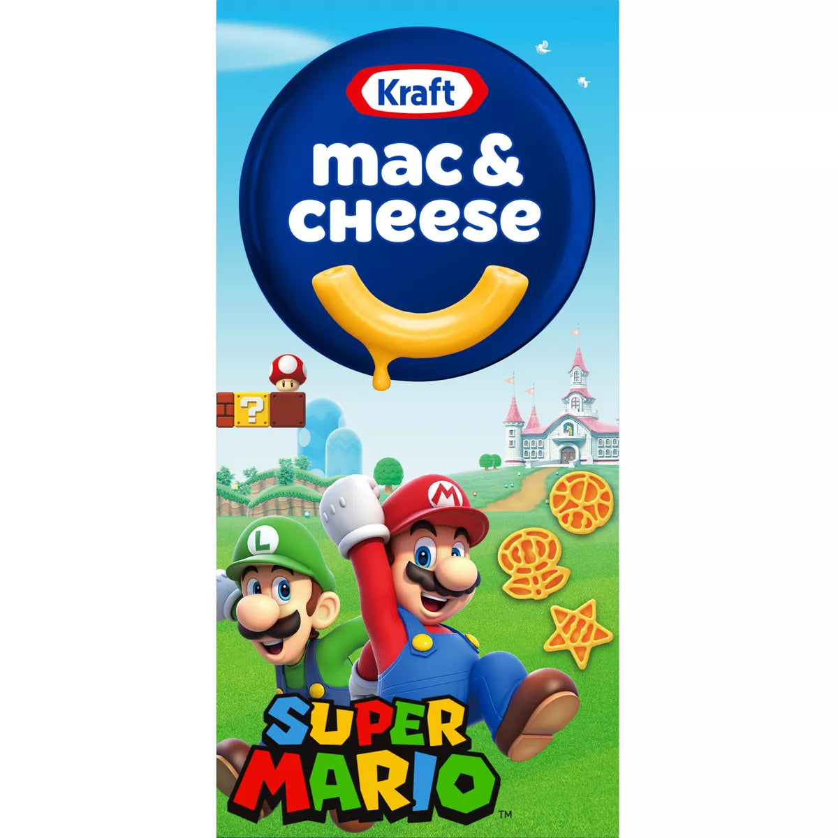 Kraft Super Mario Brothers Shaped Mac and Cheese - 5.5oz