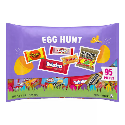 Hershey's Assorted Chocolate and Sweets Easter Candy Variety Bag - 95ct/27.79oz