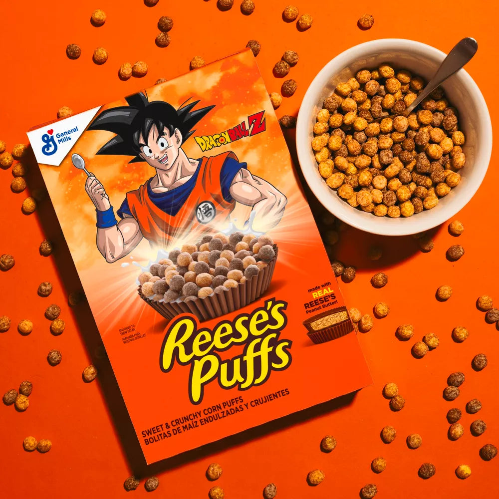 Reese's Puffs Breakfast Cereal Dragon Ball Z Goku - LIMITED EDITION ...