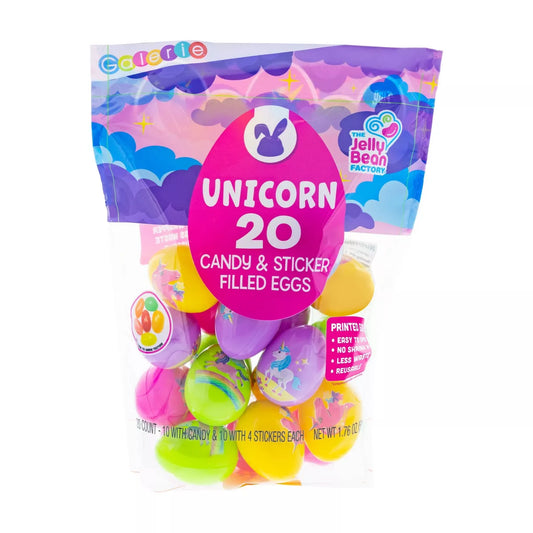 Galerie Easter Printed Unicorn Egg Bag with Jelly Beans - 1.76oz/20ct