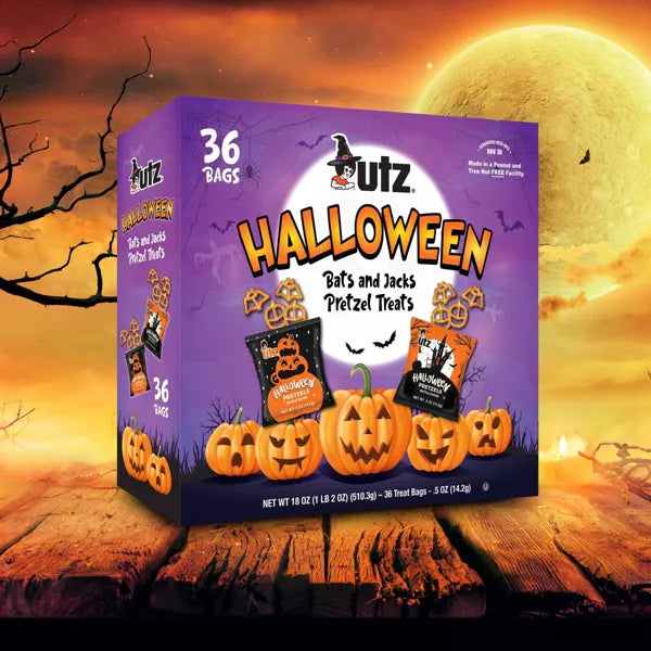 Utz Halloween Pretzel Treats - 18oz/36ct