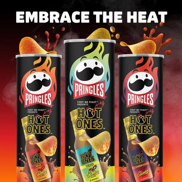 Pringles Hot Ones Barbacoa - 5.5oz - Limited Edition - Ultra Rare