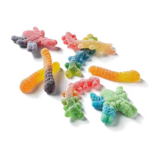 Halloween Sour Halloween Gummies: Worms, Spiders and Centipedes - 8oz - Favorite Day™