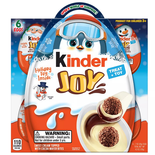 Kinder Joy Christmas Multipack - 4.2oz/6ct