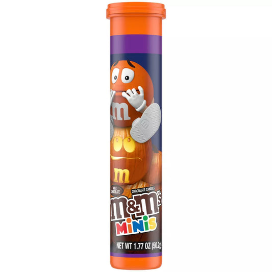 M&M's Minis Halloween Milk Chocolate Candies Tube - 1.77oz