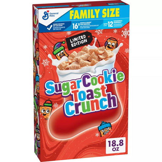 Cinnamon Toast Crunch Sugar Cookie Toast Crunch Family Size Cereal - 18.8oz