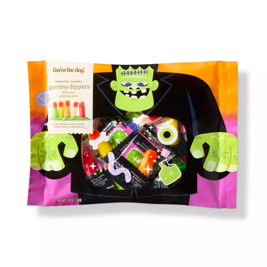 Halloween Frightful Fingers Gummy Dippers - 5.36oz/16ct - Favorite Day™