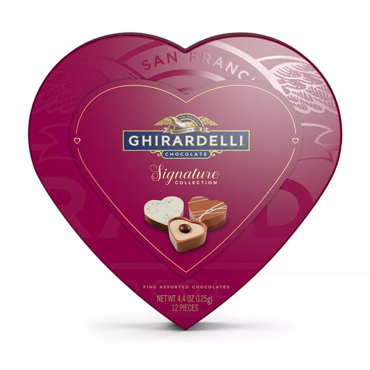 Ghirardelli Valentine's Signature Collection Assorted Chocolates Gift - 4.4oz