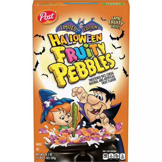 Post Halloween Fruity Pebbles Cereal - 18.5oz - Limited Edition