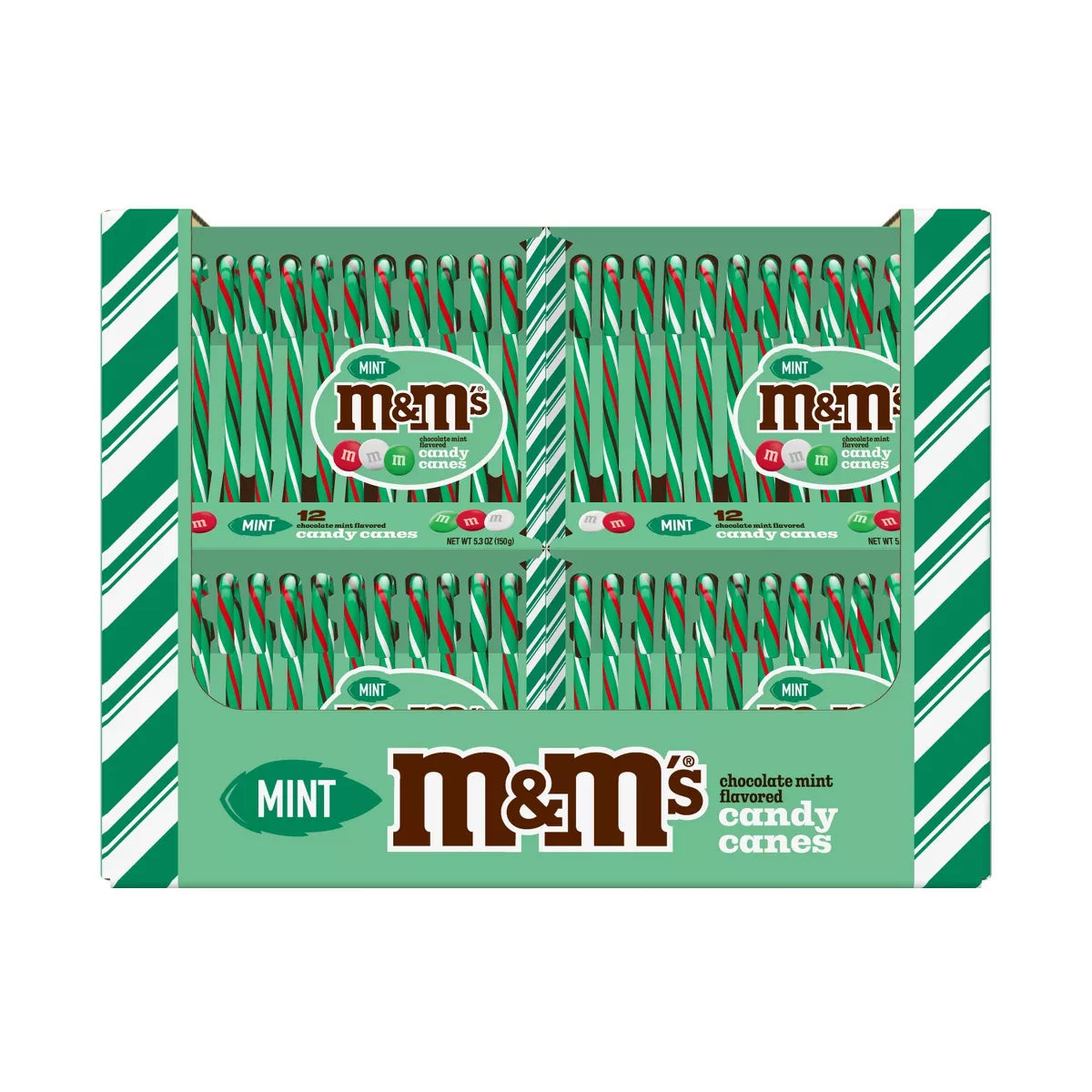 M&M's Candy Canes Chocolate Mint - 5.3oz/12ct