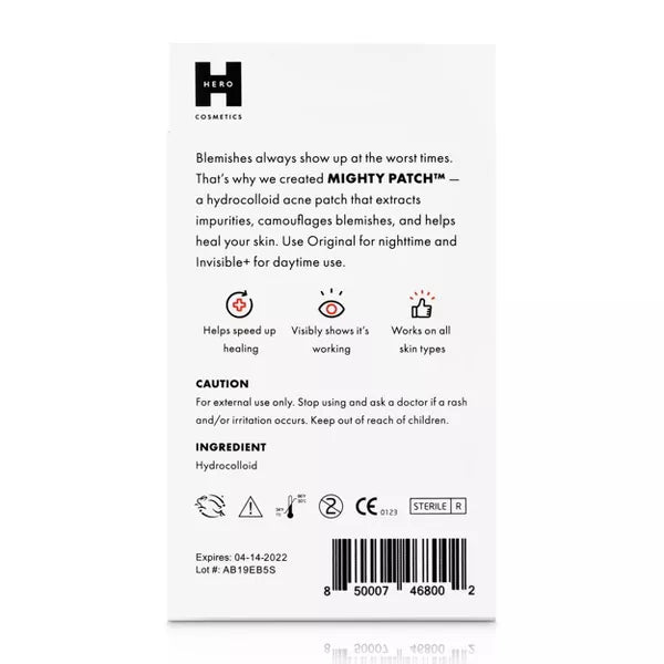 Hero Cosmetics Mighty Acne Pimple Patch Duo - 12ct