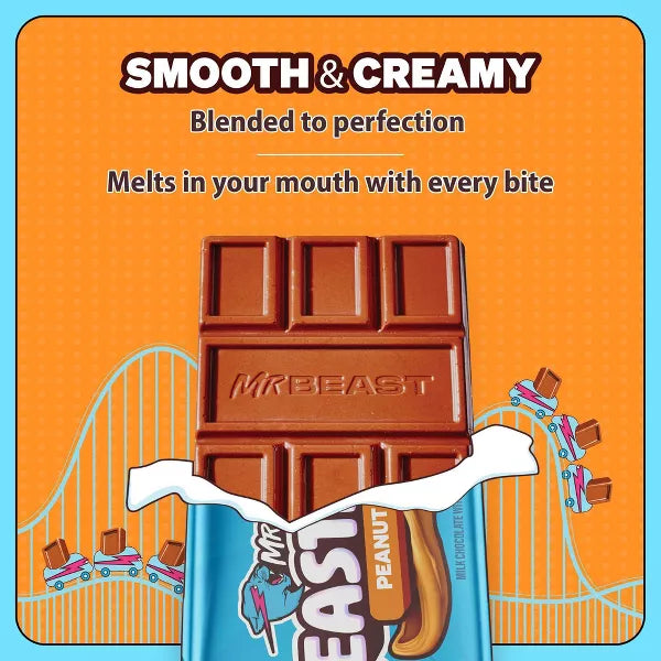 MrBeast Feastables Multipack Peanut Butter Chocolate Candy - 5 Bars