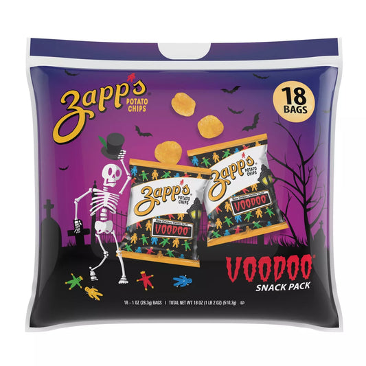 Zapp's Voodoo Halloween Multipack Sack - 18ct/18oz