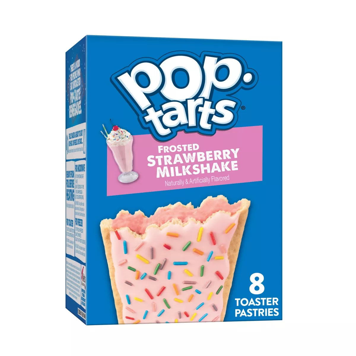 Pop-Tarts Frosted Strawberry Milkshake Pastries - 8ct/ 13.5oz - Limited Edition