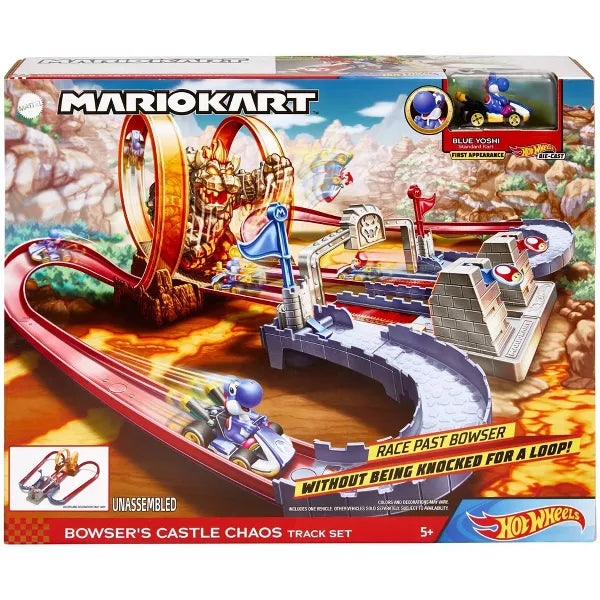 Hot Wheels Mario Kart Bowser's Castle Trackset