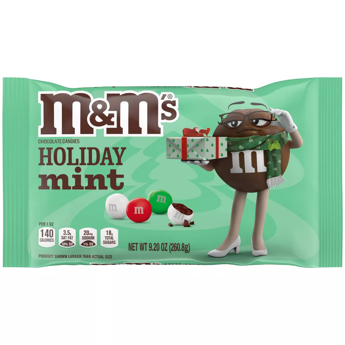 M&M's Christmas Mint Chocolate Candies - 9.2oz