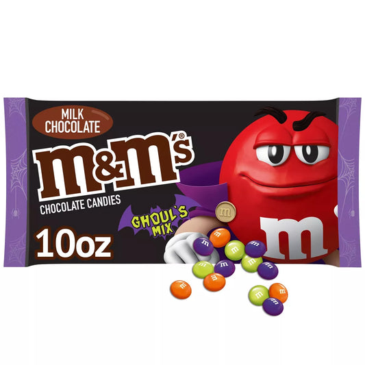 M&M'S Halloween Ghoul's Mix Milk Chocolate Candy Bag - 10oz