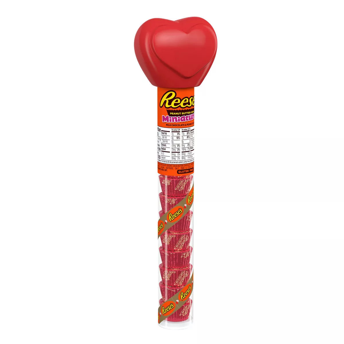 Reese's Valentine's Peanut Butter Cup Miniatures Heart Cane - 2.17oz