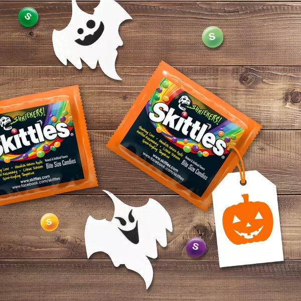 SKITTLES Shriekers Halloween Sour Candy Fun Size Bag - 10.72oz - Limited Edition - ULTRA RARE