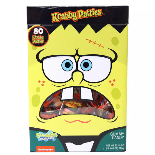 Krabby Patties Halloween Gummy Cany Box - 25.4oz