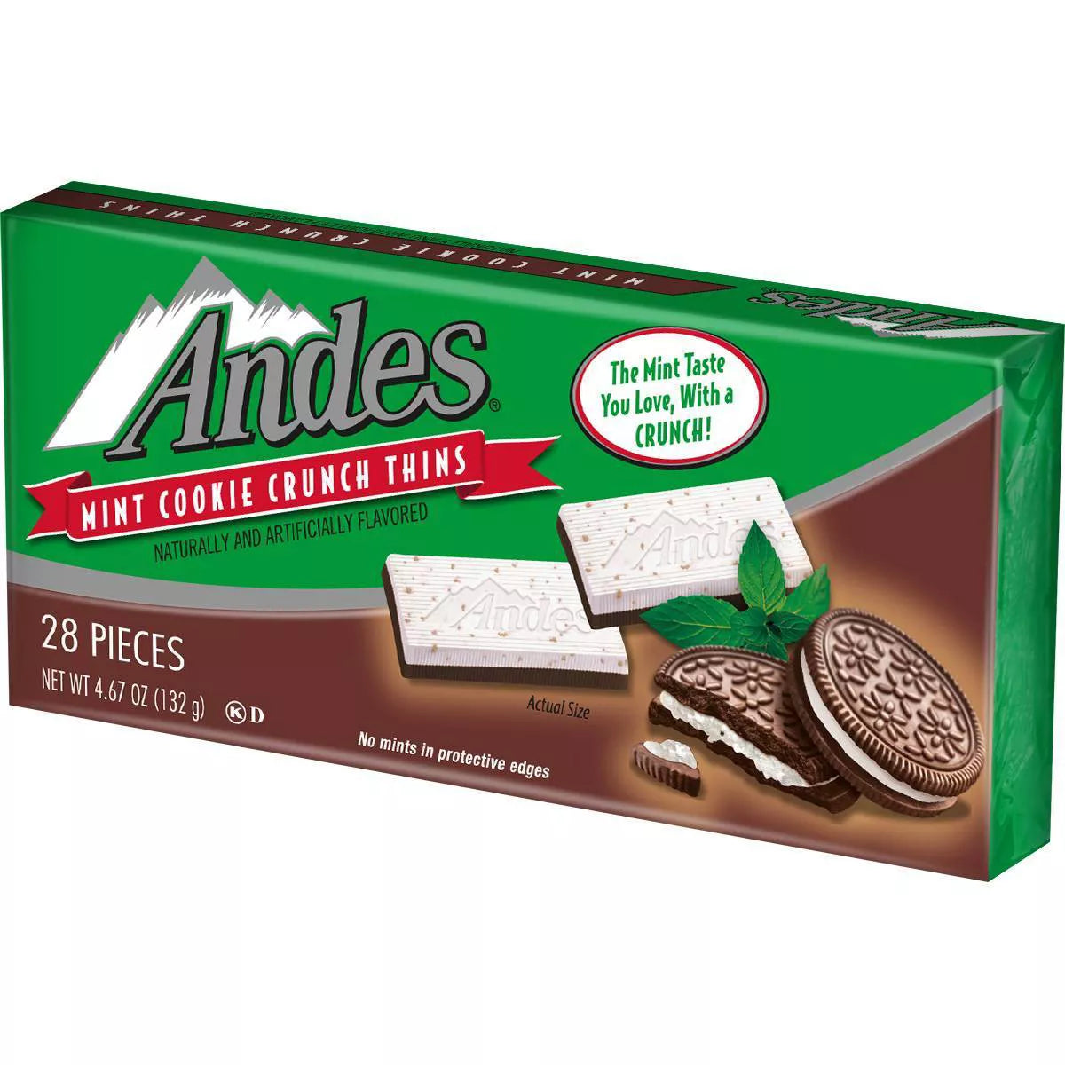 Andes Christmas Mint Cookie Crunch Chocolates - 4.67oz