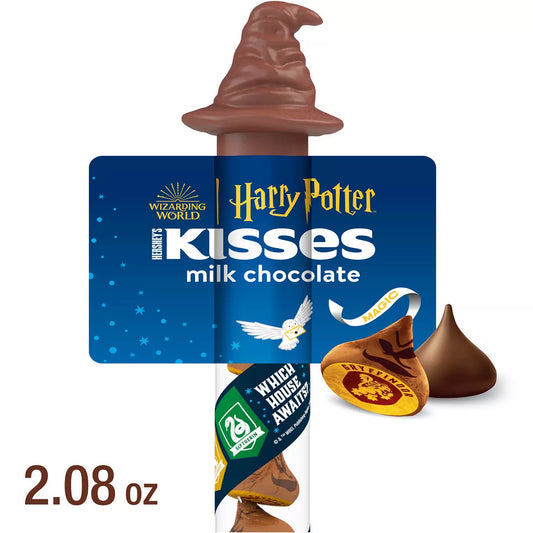 Hershey's Kisses Milk Chocolate Harry Potter Halloween Candy Cane - 2.08oz