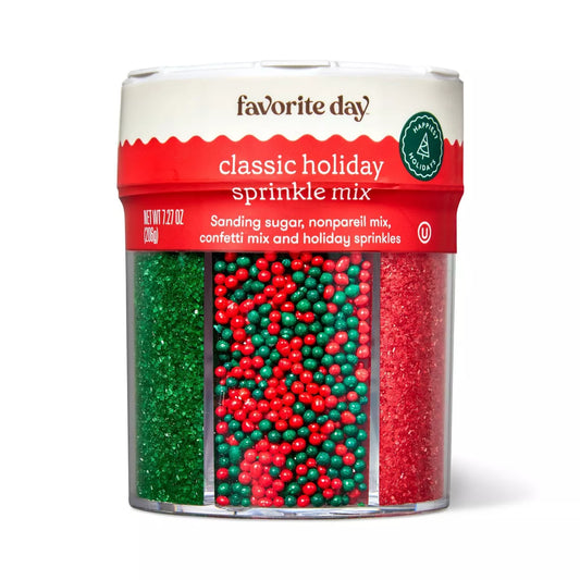 Holiday Classic 6 cell Sprinkles -7.27oz - Favorite Day™