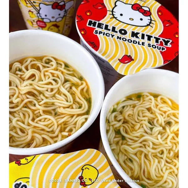 A-Sha Hello Kitty Spicy Cup Noodle Soup  - ULTRA RARE