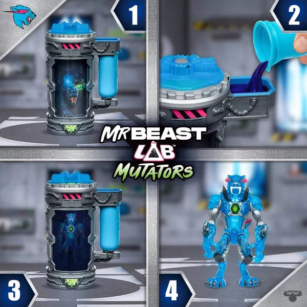 MrBeast Lab Mutators Stealth Panther Action Figure