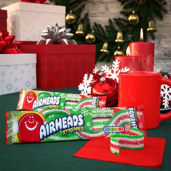 Airheads Xtremes Christmas Belts - 2oz