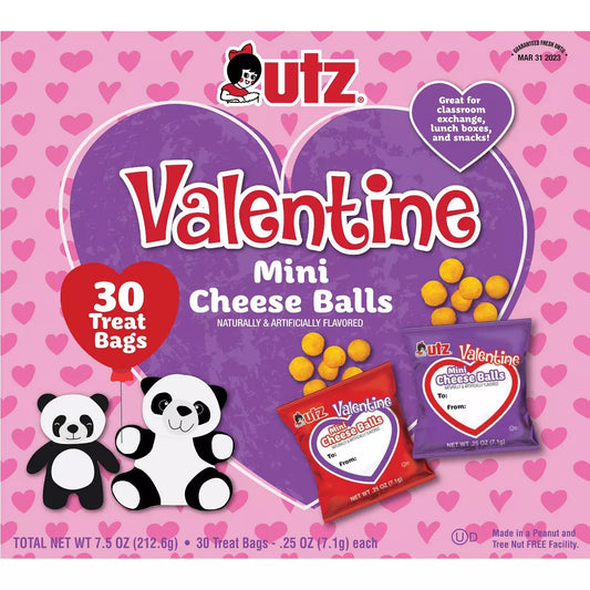 Utz Valentine's Mini Cheese Balls - 7.5oz